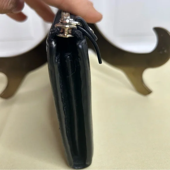 LO&SONS Accordion zipper wallet Black Leather - Picture 3 of 7